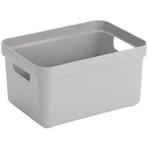 Sigma Home Storage Box 13L - Light Grey