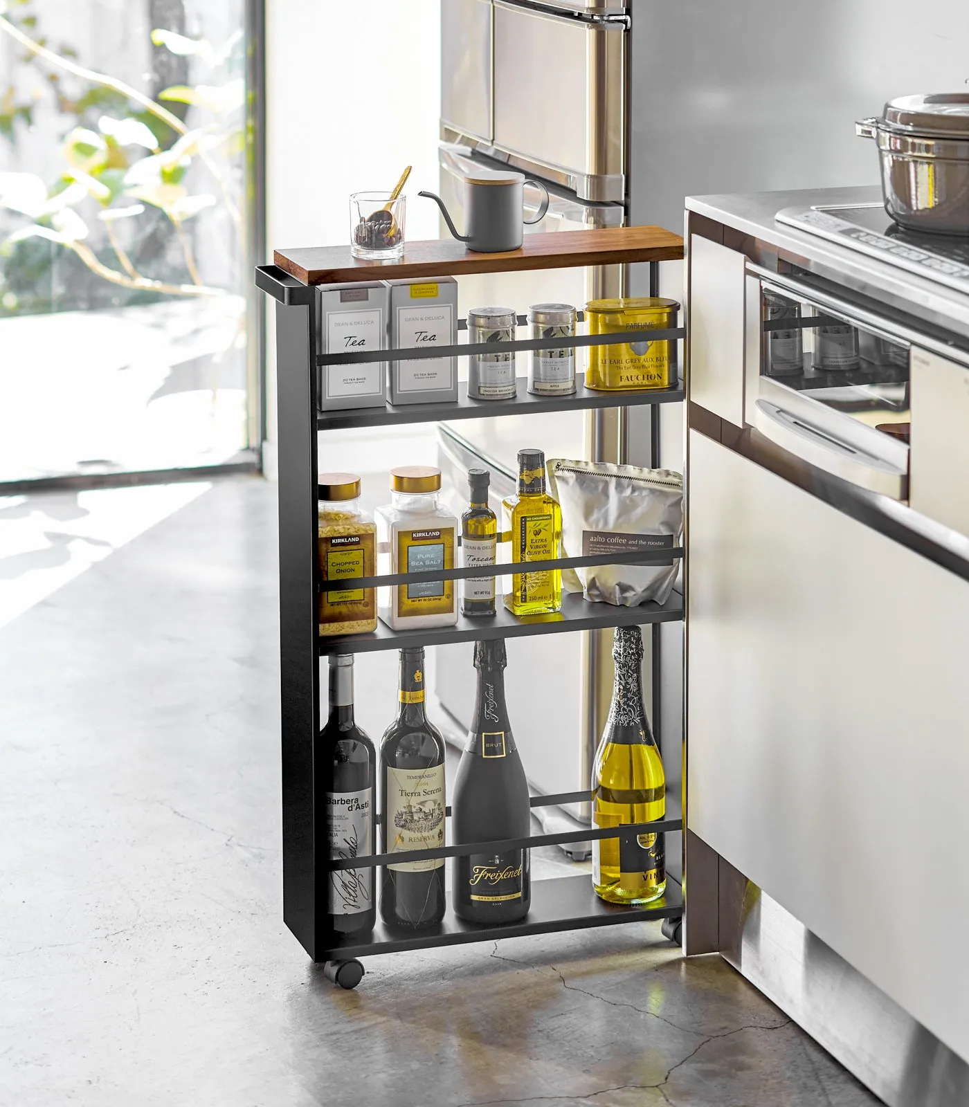 Slim Storage Cart (32" H)  - Steel