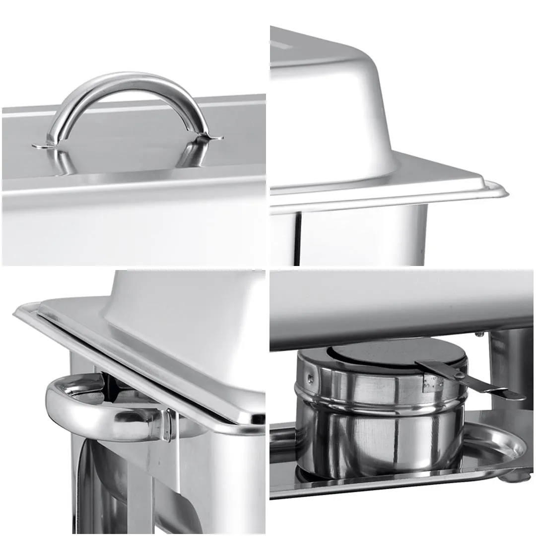 SOGA 9L Stainless Steel Chafing Catering Dish Food Warmer