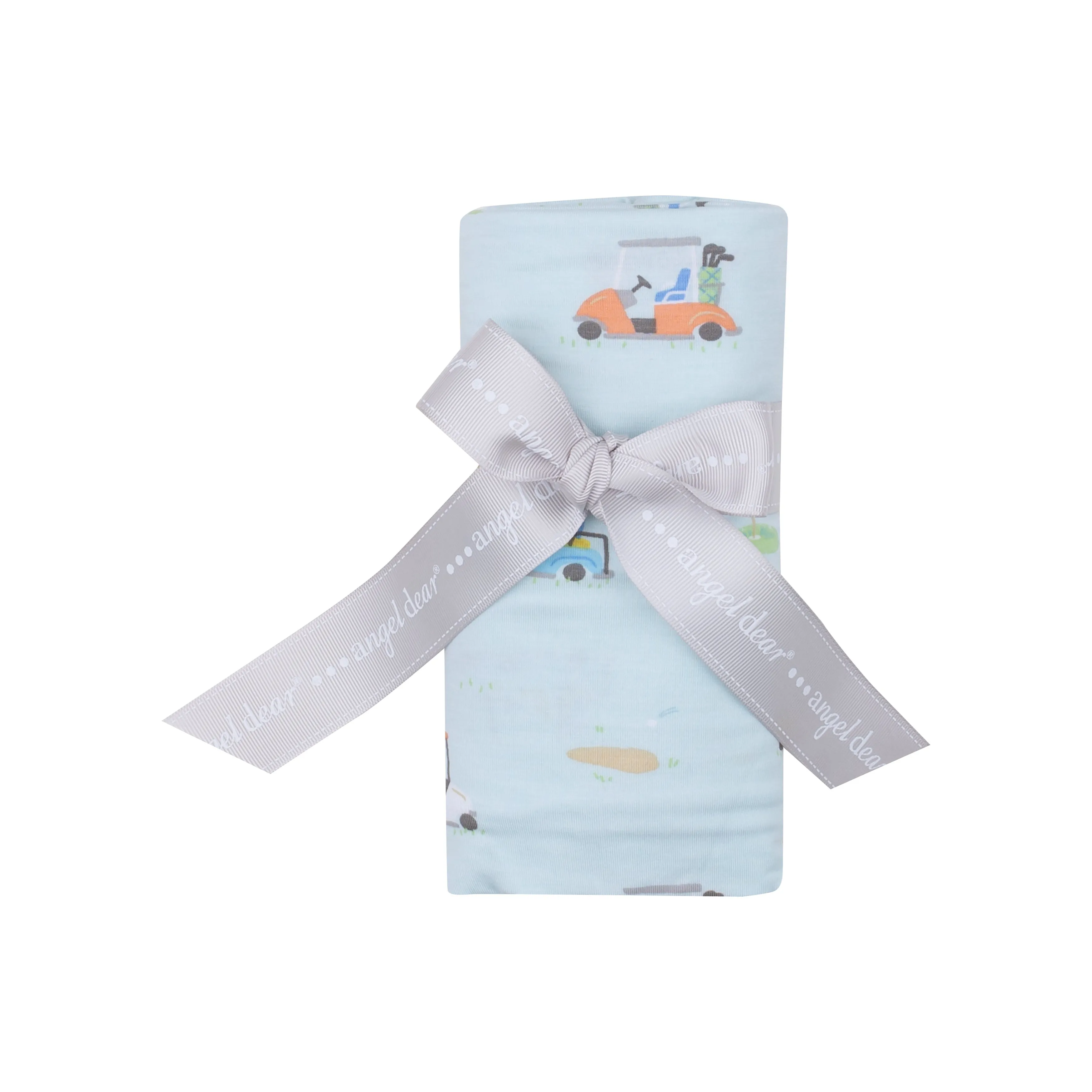 Swaddle Blanket - Golf Carts Blue