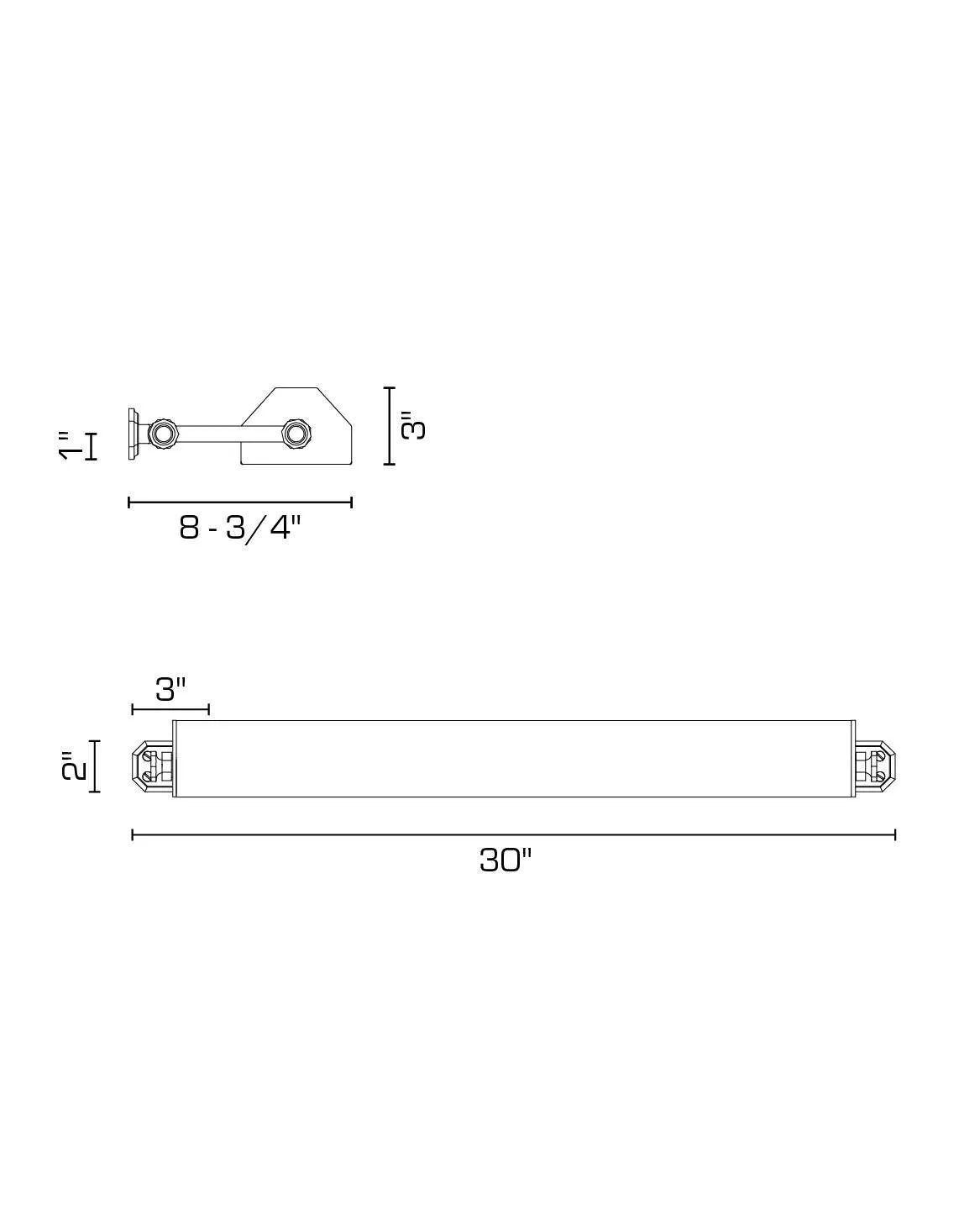 Tess Large Split Mount Picture Light