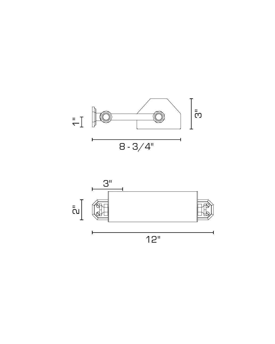 Tess Small Split Mount Picture Light