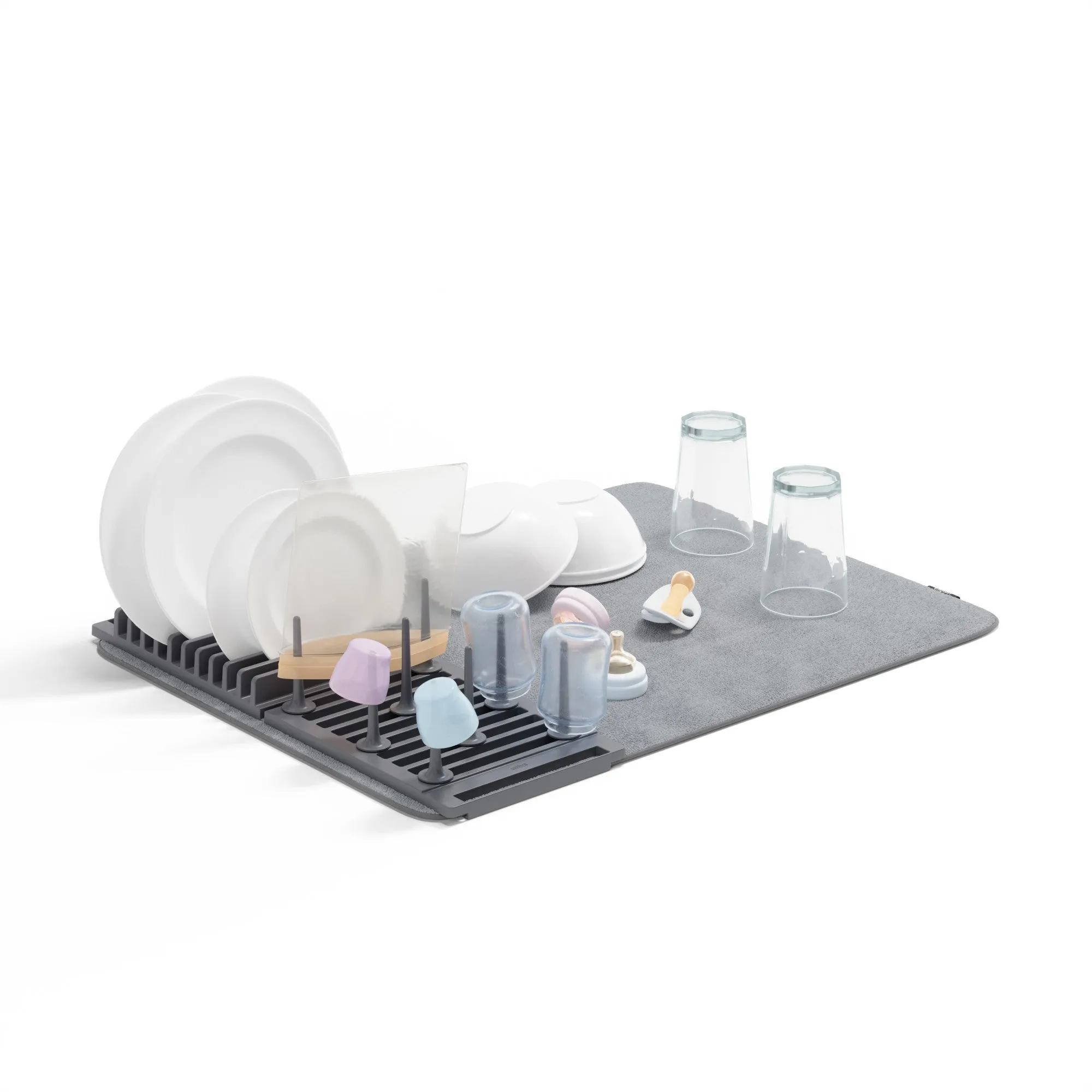 UDry Peg Dish Rack with Mat