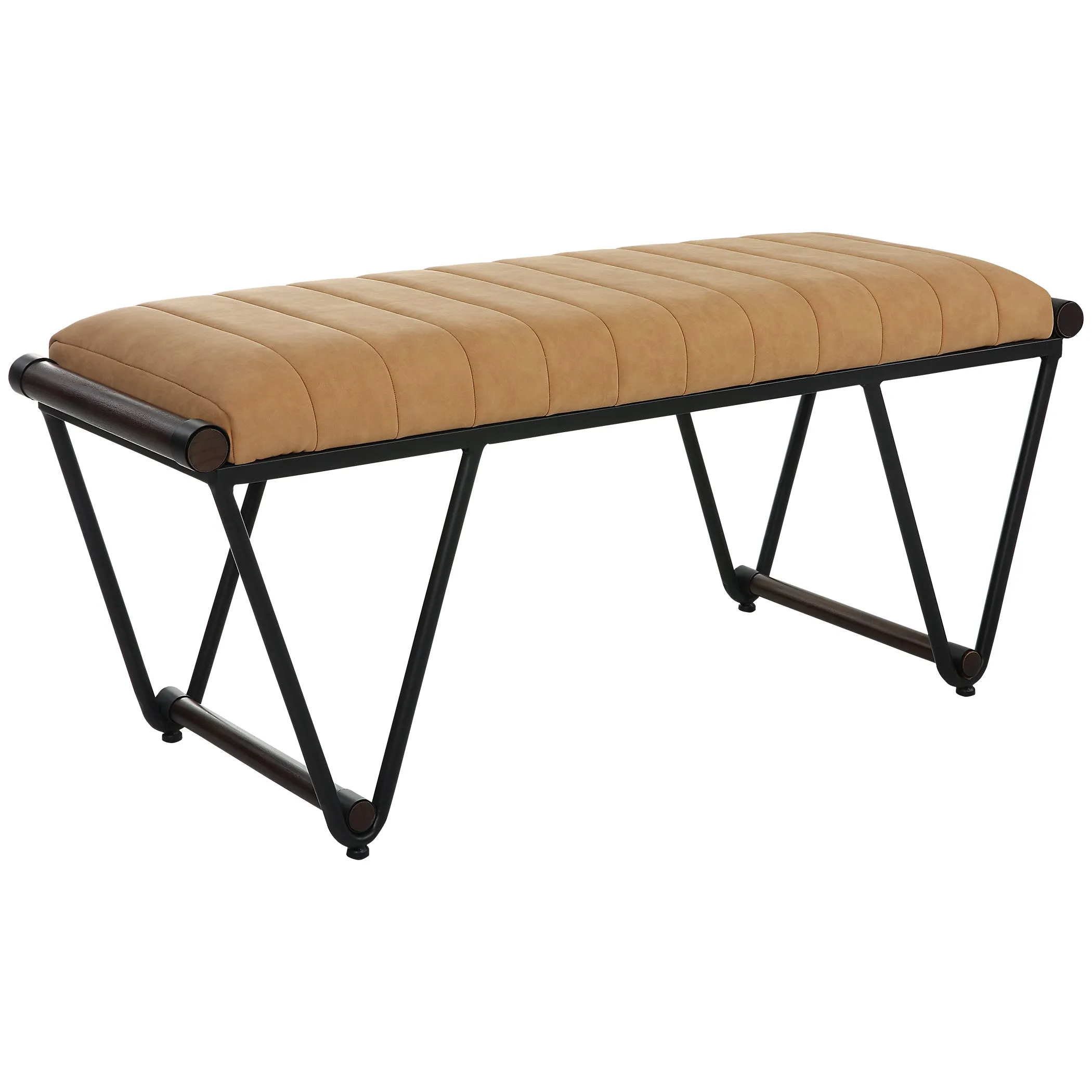 Uttermost Woodstock Mid-Century Bench