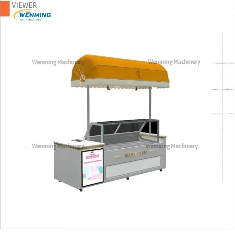 Versatile Vending Cart Street Vendor Food Carts For Sale