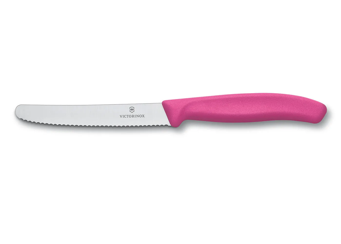 Victorinox Pink Serrated Round Knife 4.5" 1pc