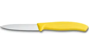 Victorinox Yellow Straight Pointed Knife 3.25" 1pc