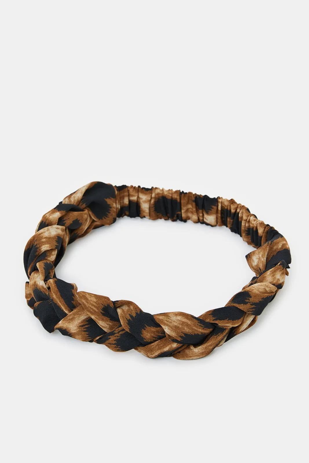 Women Brown And Black Printed Hairband (Pack of 2)